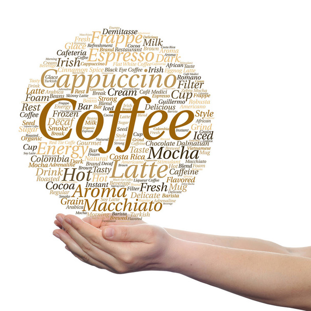 café bebida texto palabra nube
 - Foto, Imagen