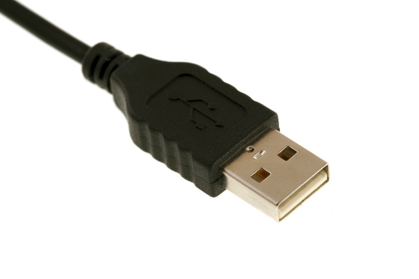 USB kábel elszigetelt fehér - Fotó, kép