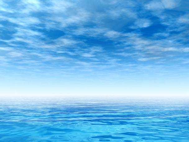 海と空の背景 - 写真・画像