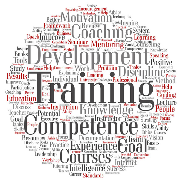 training text word cloud  - Photo, Image