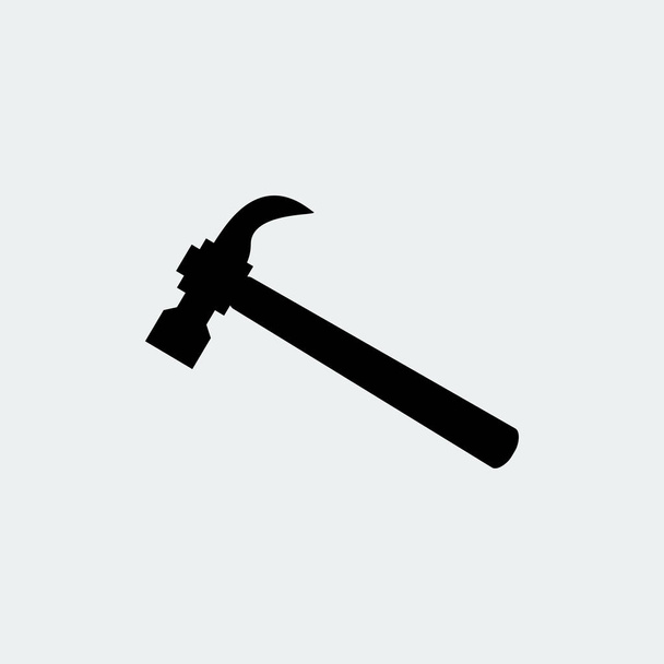 hammer flat icon - Vector, Imagen