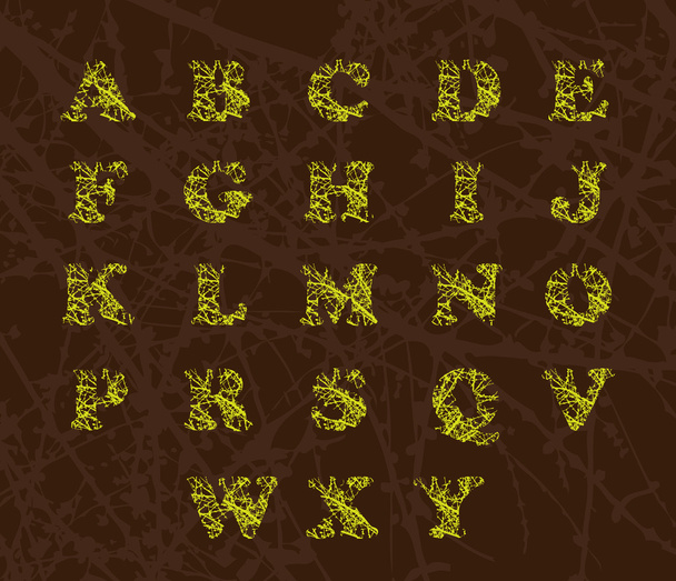 Organic letter concept - Wektor, obraz