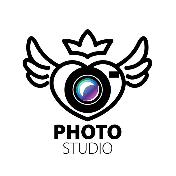 fotoğraf stüdyosu için logo - Vektör, Görsel