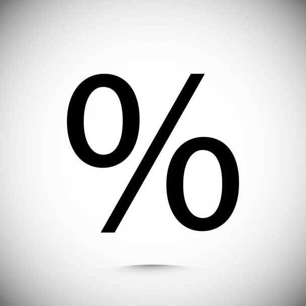 percentage web icon - Vector, Image