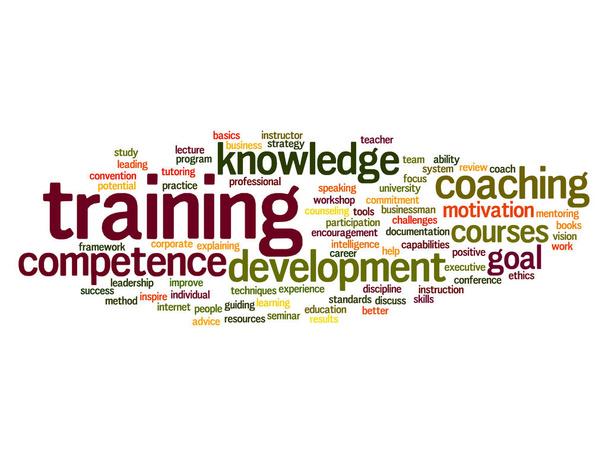 training text word cloud  - Photo, Image