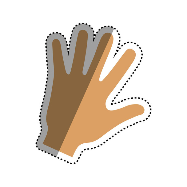 Human hand symbol - Vecteur, image