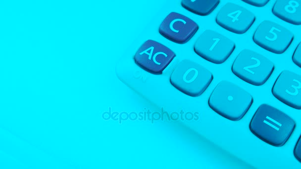 Klasické digitální kalkulačka - Záběry, video