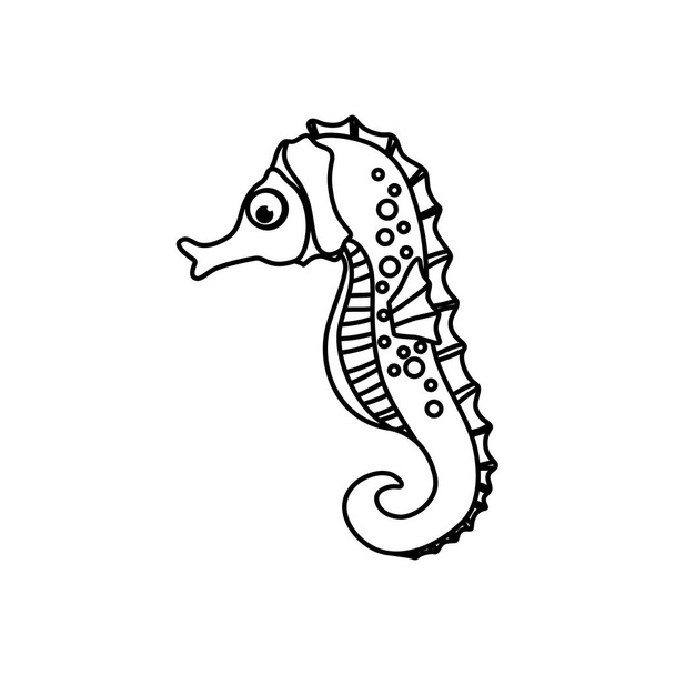 Sea horse animal - Vecteur, image