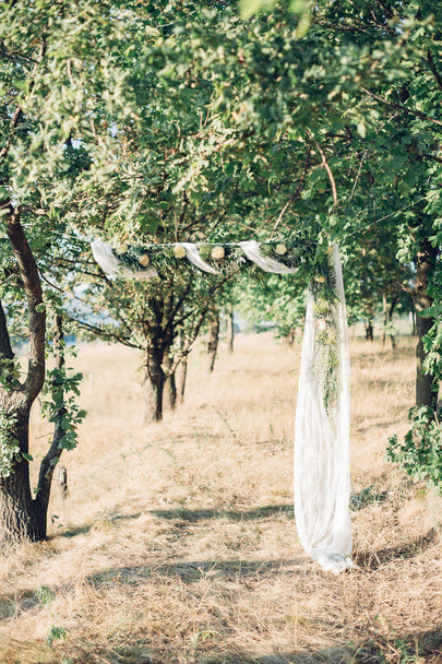 wedding arch rustic in nature. - Photo, image