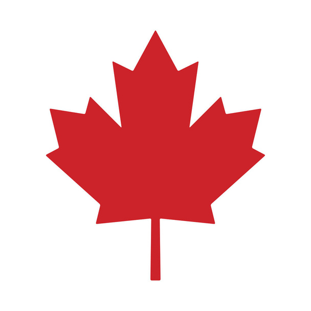 Ahornblatt Kanada Vektor Symbol Symbol Design - Vektor, Bild