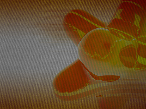 流体の抽象的なオレンジの丸形状詳細背景 - 写真・画像