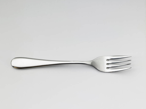 single silver fork  - Foto, Imagen