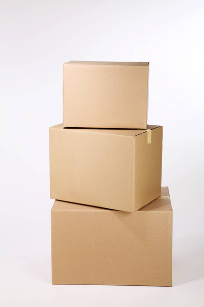 delivery cardboard boxes - Foto, imagen