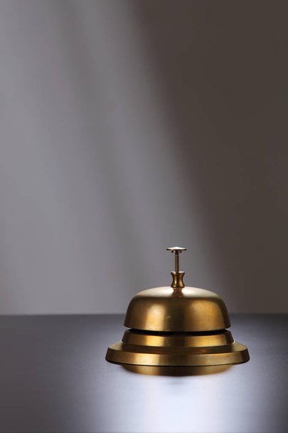 glossy golden bell  - Φωτογραφία, εικόνα