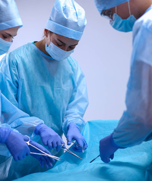 Team surgeon at work in operating room. - Foto, Imagen