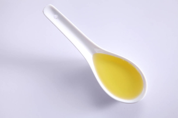 cooking oil in spoon - Photo, image