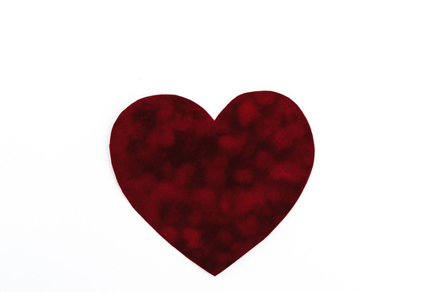 stylish velvet heart - Foto, imagen