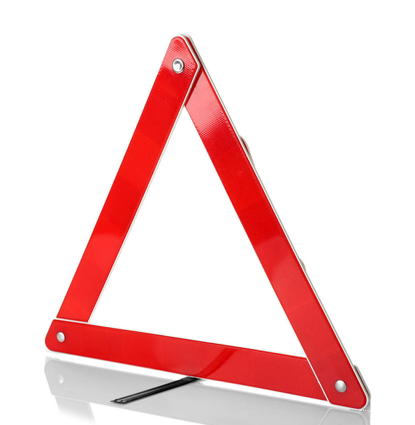 Verkeersbord waarschuwing-ongeval  - Foto, afbeelding