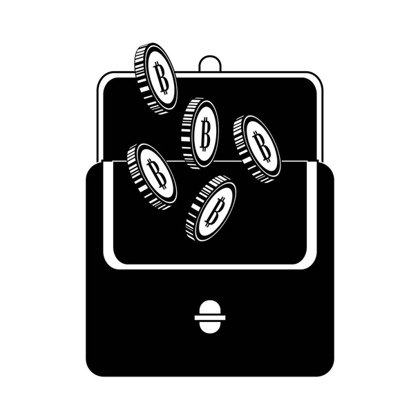 moneda con letra b imagen icono relacionado con el dinero
 - Vector, Imagen