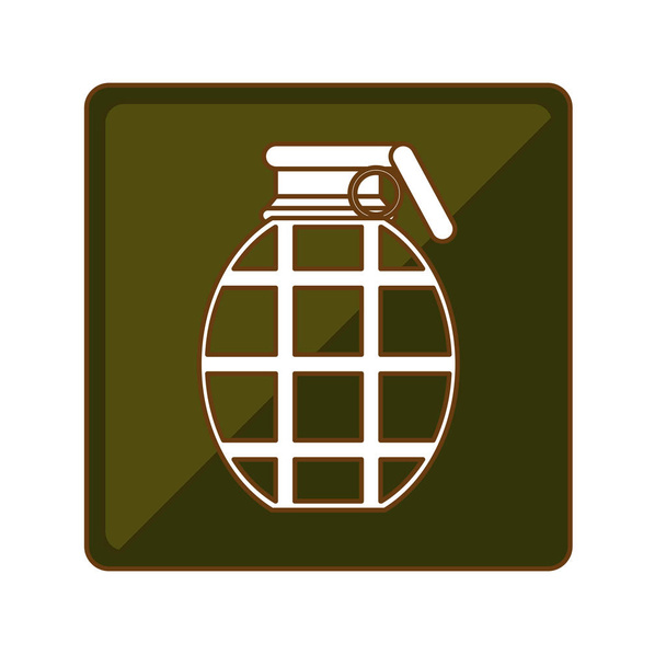 Obrázek ikony zbraň granát - Vektor, obrázek