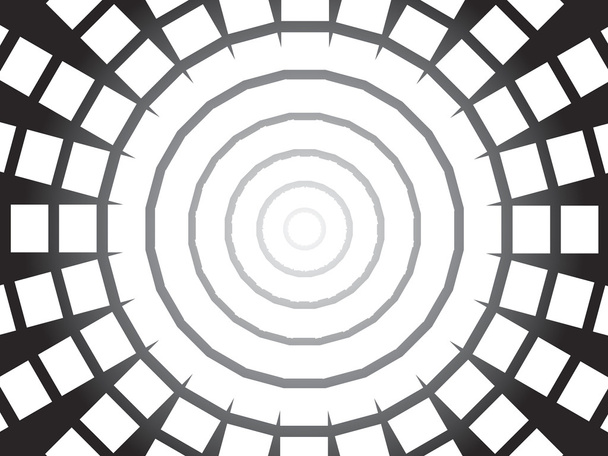 Vector Circus background, square into a circle - Vector, Image