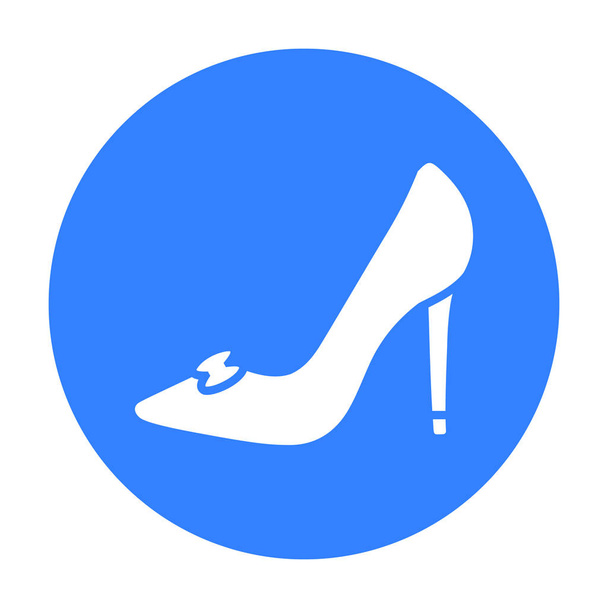 Bride s shoes icon of vector illustration for web and mobile - Vektör, Görsel
