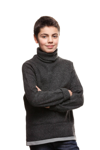 Portrait of a teen boy in studio - Фото, зображення