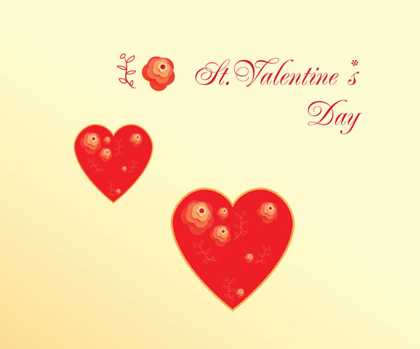     Festive Background for Valentine*s Day - Vector, imagen