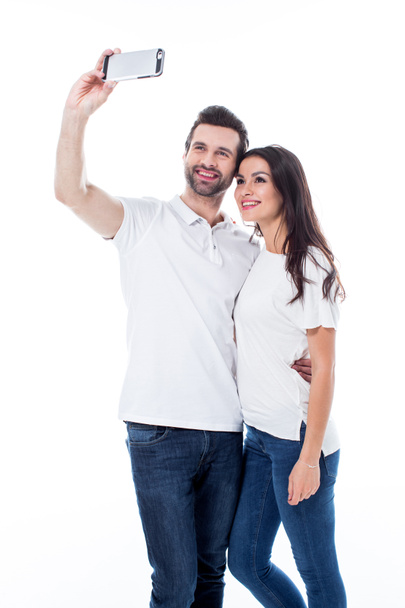 Couple faisant selfie - Photo, image