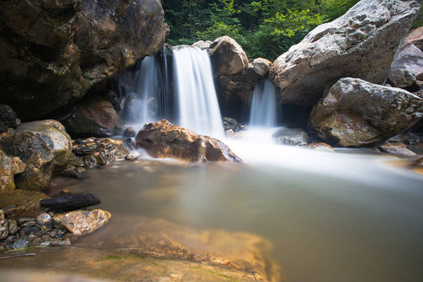 Silent small waterfall - Photo, Image