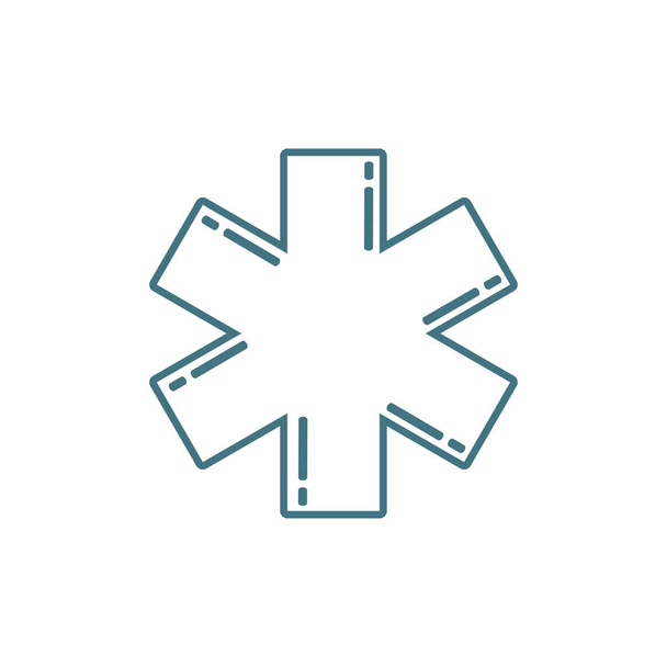Ambulance sign icon - Vector, afbeelding