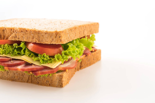 sandwich  on white background - 写真・画像