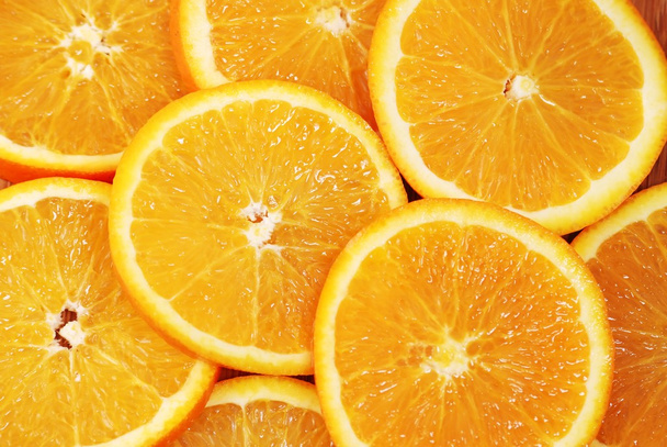narancs szelet fehér háttér - Fotó, kép