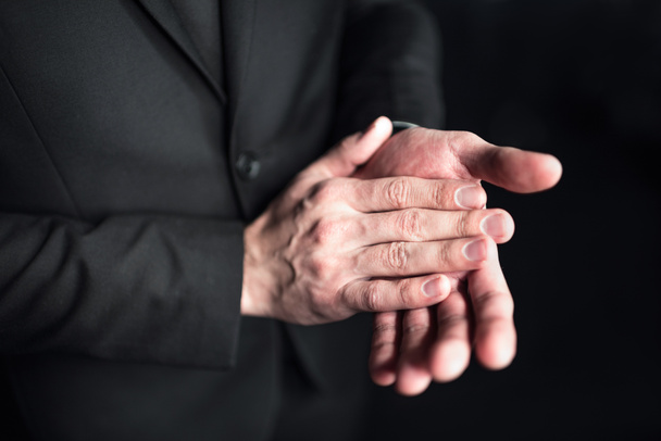 Businessman clapping hands - Photo, Image