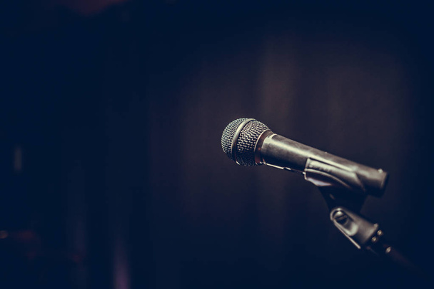 Microphone on stand - Photo, Image