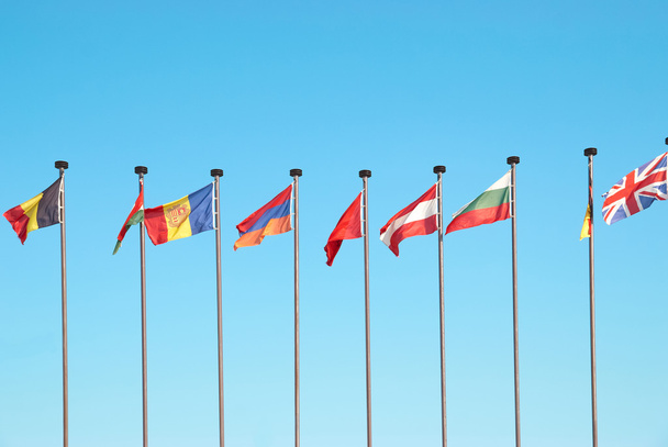 Bandeiras europeias - Foto, Imagem