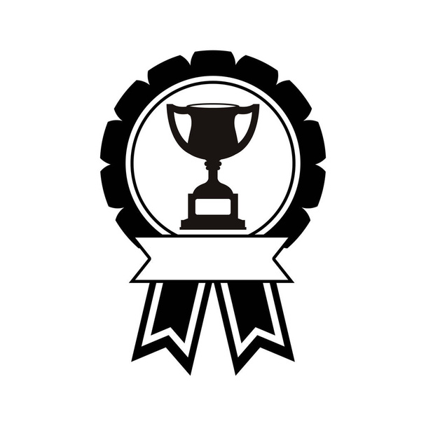Cup trofee-kampioenschap - Vector, afbeelding