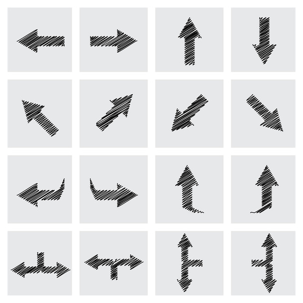 Set arrows banner. Vector illustration. can be used for workflow layout, diagram, web design, infographics. - ベクター画像