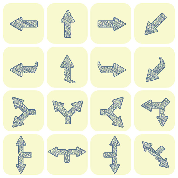 Set arrows banner. Vector illustration. can be used for workflow layout, diagram, web design, infographics. - ベクター画像