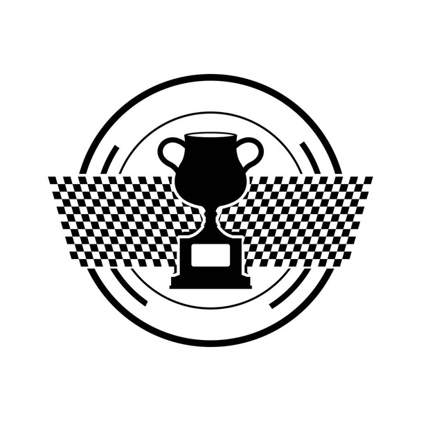 Cup trofee-kampioenschap - Vector, afbeelding