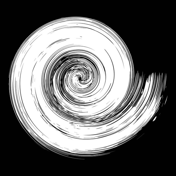 éléments en spirale grunge
 - Vecteur, image