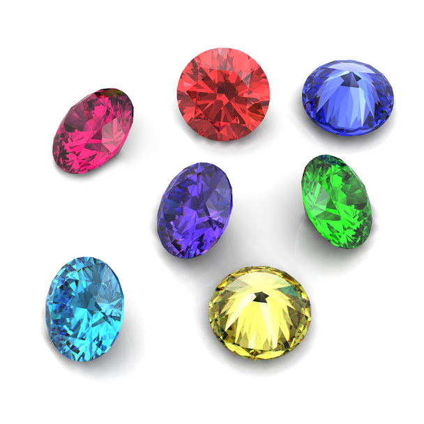 3d Round gems - Fotografie, Obrázek