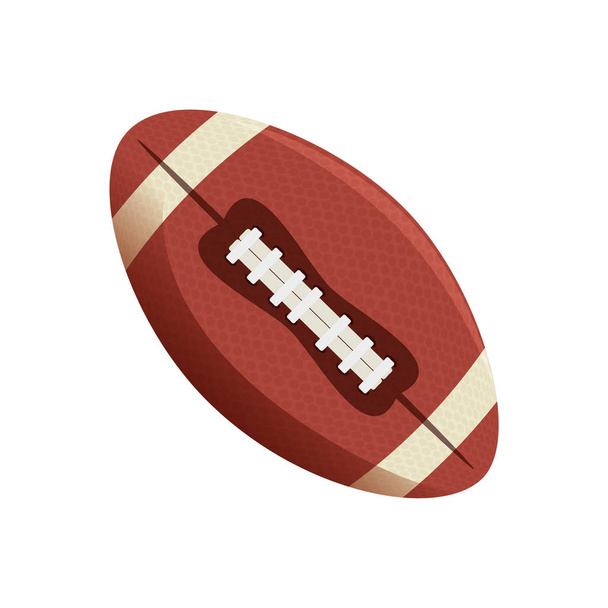 Эмблема американского футбольного мяча
 - Вектор,изображение
