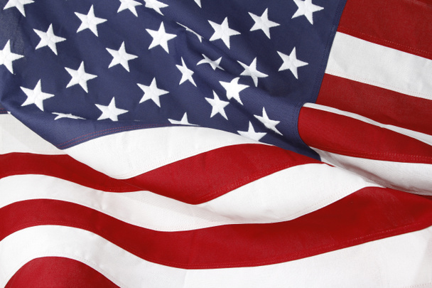 Rippled USA flag - Valokuva, kuva