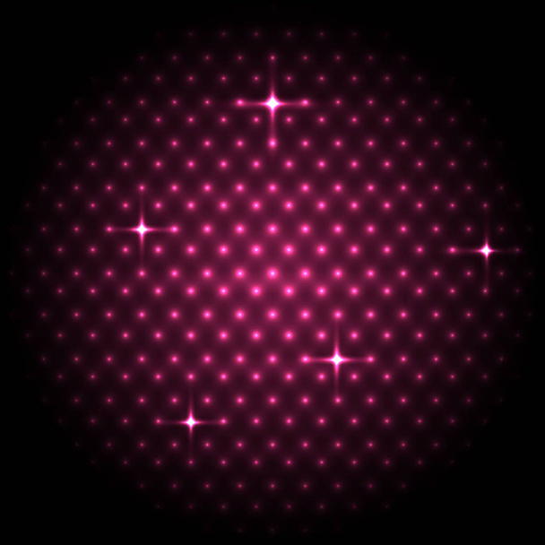 Abstract global with pink dots background - Vector, Image