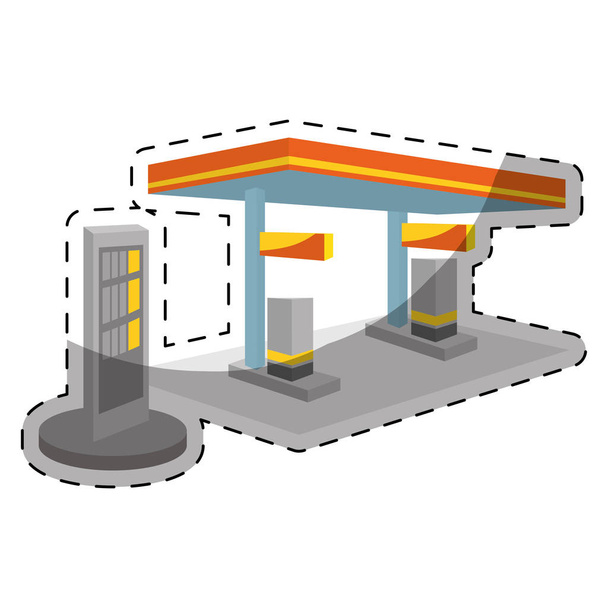 benzín nebo olej průmyslu související ikony obrázek - Vektor, obrázek