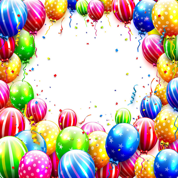 Luxury party balloons - ベクター画像