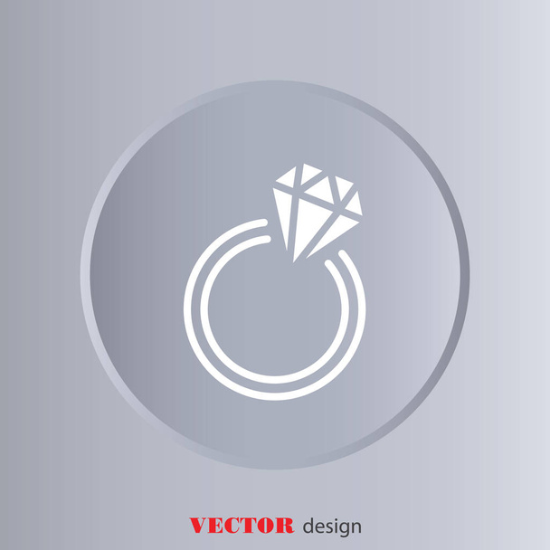 Ikona webové. Diamond - Vektor, obrázek