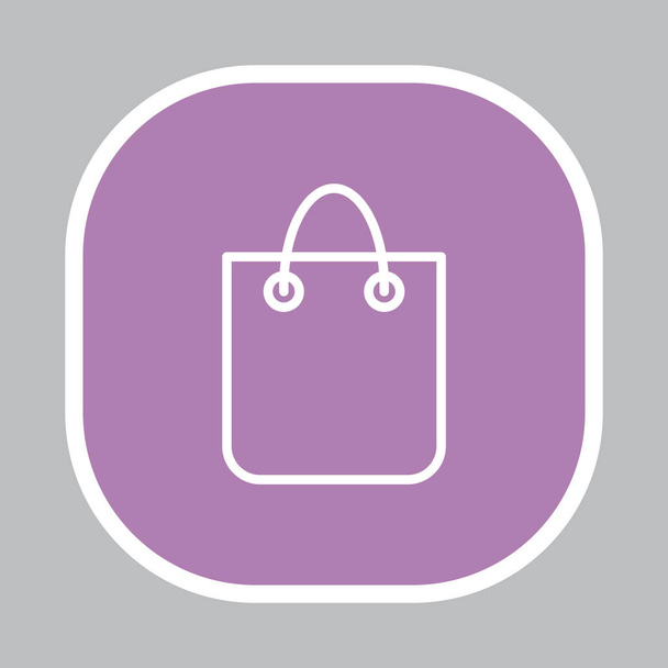 bevásárló táska ikon - Vektor, kép