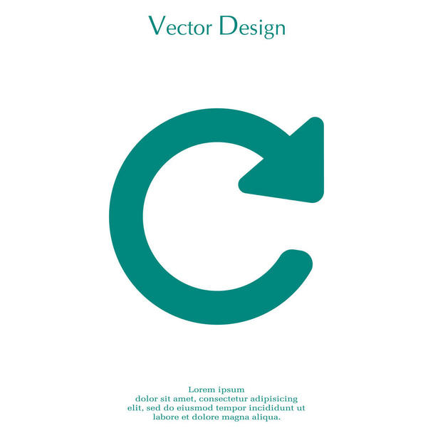pictogram afbeelding bijwerken - Vector, afbeelding